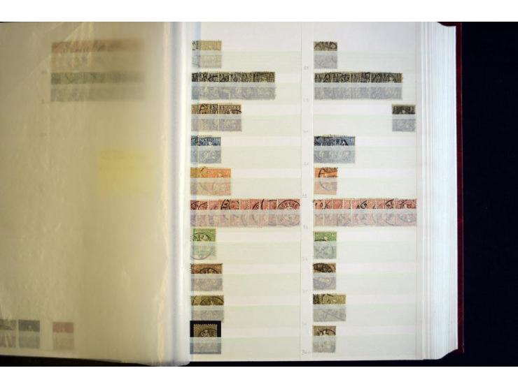 1850/1969, gestempelter Bestand mit etlichen Strubli und vielen Luftpostmarken im Lagerbuch, hoher Katalogwert