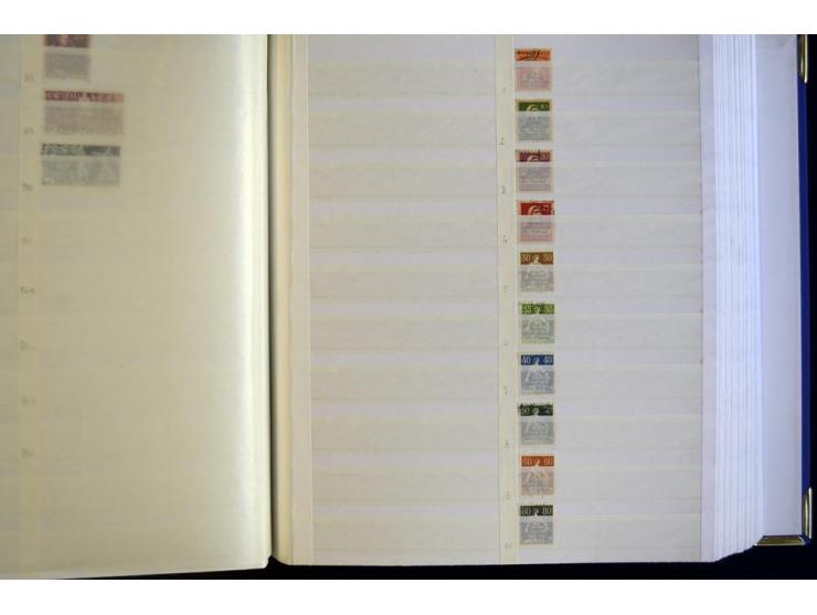 1878/1963, gestempelter Bestand Dienst, Porto, Portofreiheitsmarken und Ämter im Lagerbuch