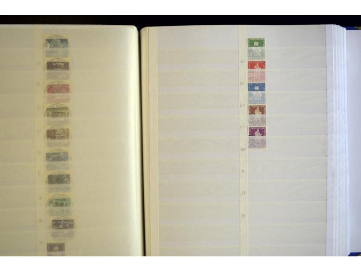 1878/1963, gestempelter Bestand Dienst, Porto, Portofreiheitsmarken und Ämter im Lagerbuch
