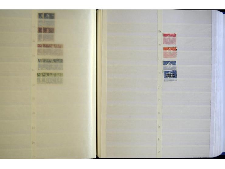 1878/1963, gestempelter Bestand Dienst, Porto, Portofreiheitsmarken und Ämter im Lagerbuch