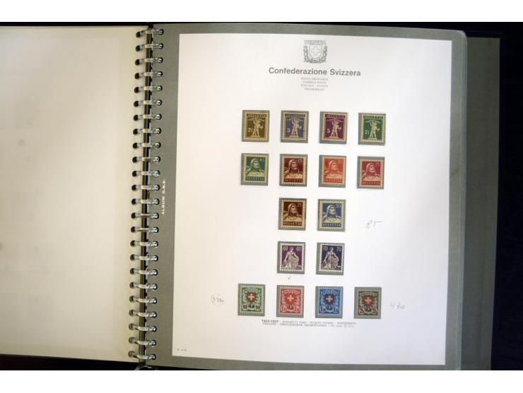 1900/63, postfrische und etwas ungebrauchte Sammlung mit u.a. Mi.-Nr. 73III (Fotoattest Rellstab), 110, 121-23 etc., im Bolaf