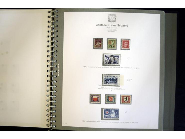 1900/63, postfrische und etwas ungebrauchte Sammlung mit u.a. Mi.-Nr. 73III (Fotoattest Rellstab), 110, 121-23 etc., im Bolaf