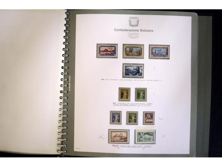1900/63, postfrische und etwas ungebrauchte Sammlung mit u.a. Mi.-Nr. 73III (Fotoattest Rellstab), 110, 121-23 etc., im Bolaf