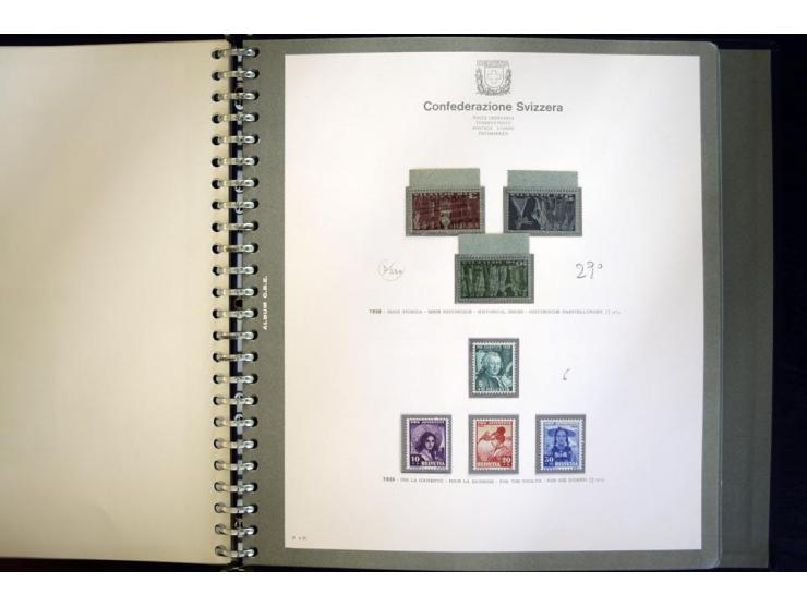 1900/63, postfrische und etwas ungebrauchte Sammlung mit u.a. Mi.-Nr. 73III (Fotoattest Rellstab), 110, 121-23 etc., im Bolaf