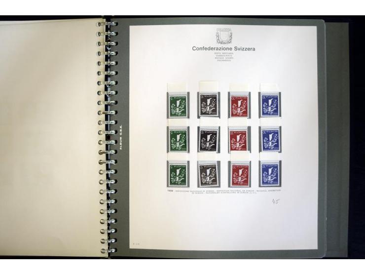 1900/63, postfrische und etwas ungebrauchte Sammlung mit u.a. Mi.-Nr. 73III (Fotoattest Rellstab), 110, 121-23 etc., im Bolaf