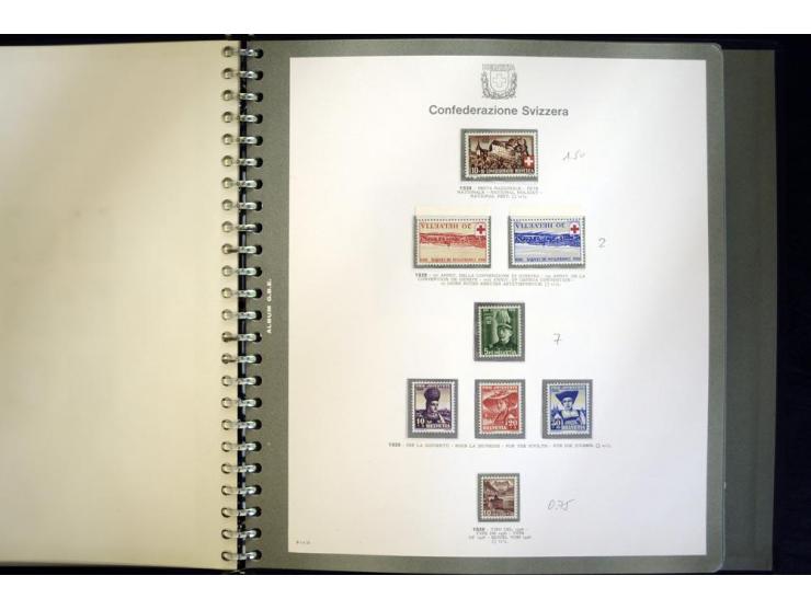 1900/63, postfrische und etwas ungebrauchte Sammlung mit u.a. Mi.-Nr. 73III (Fotoattest Rellstab), 110, 121-23 etc., im Bolaf