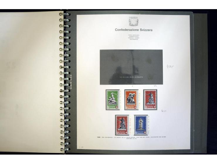 1900/63, postfrische und etwas ungebrauchte Sammlung mit u.a. Mi.-Nr. 73III (Fotoattest Rellstab), 110, 121-23 etc., im Bolaf