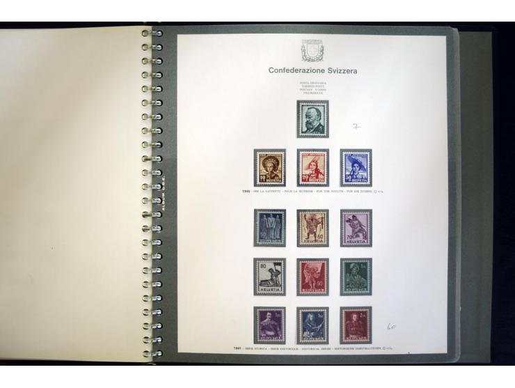 1900/63, postfrische und etwas ungebrauchte Sammlung mit u.a. Mi.-Nr. 73III (Fotoattest Rellstab), 110, 121-23 etc., im Bolaf