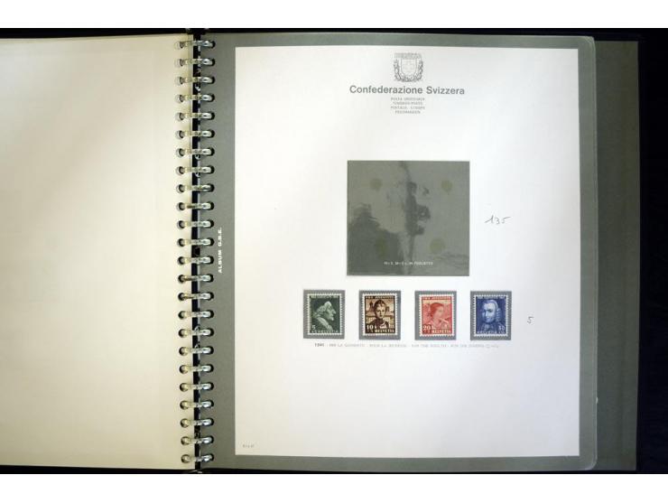 1900/63, postfrische und etwas ungebrauchte Sammlung mit u.a. Mi.-Nr. 73III (Fotoattest Rellstab), 110, 121-23 etc., im Bolaf