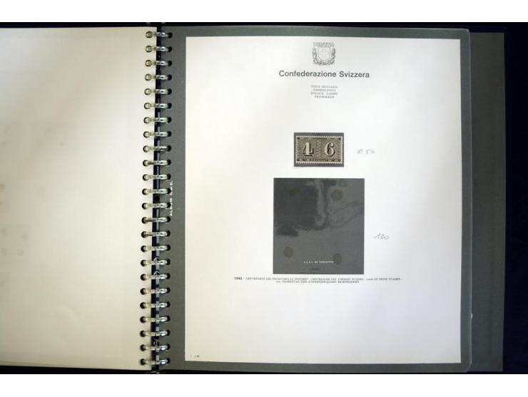 1900/63, postfrische und etwas ungebrauchte Sammlung mit u.a. Mi.-Nr. 73III (Fotoattest Rellstab), 110, 121-23 etc., im Bolaf