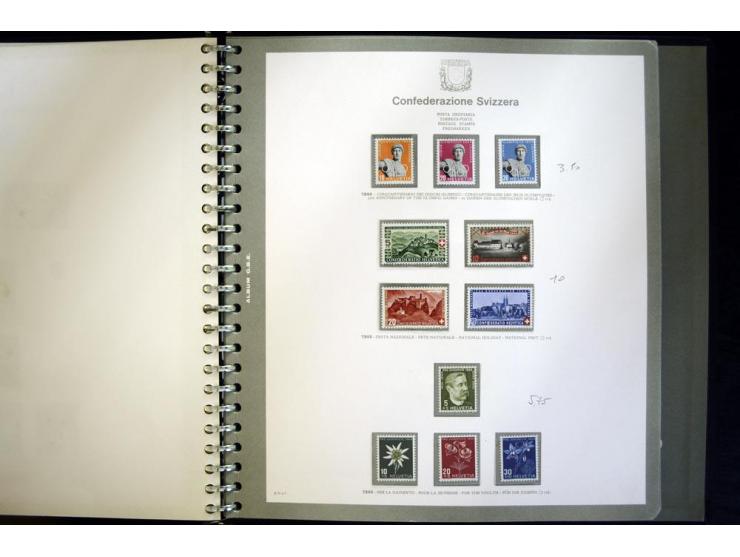 1900/63, postfrische und etwas ungebrauchte Sammlung mit u.a. Mi.-Nr. 73III (Fotoattest Rellstab), 110, 121-23 etc., im Bolaf