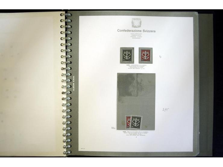1900/63, postfrische und etwas ungebrauchte Sammlung mit u.a. Mi.-Nr. 73III (Fotoattest Rellstab), 110, 121-23 etc., im Bolaf