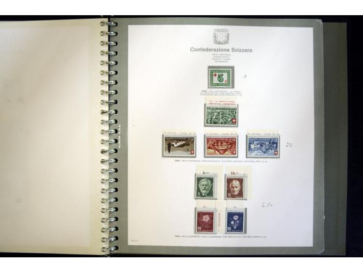 1900/63, postfrische und etwas ungebrauchte Sammlung mit u.a. Mi.-Nr. 73III (Fotoattest Rellstab), 110, 121-23 etc., im Bolaf