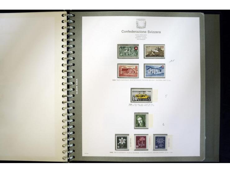 1900/63, postfrische und etwas ungebrauchte Sammlung mit u.a. Mi.-Nr. 73III (Fotoattest Rellstab), 110, 121-23 etc., im Bolaf