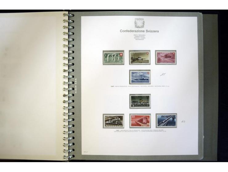 1900/63, postfrische und etwas ungebrauchte Sammlung mit u.a. Mi.-Nr. 73III (Fotoattest Rellstab), 110, 121-23 etc., im Bolaf