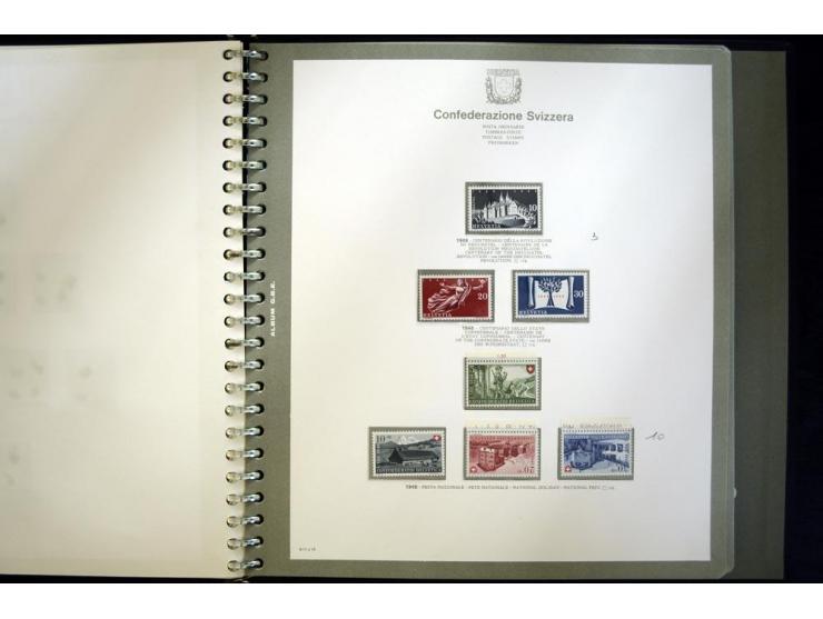 1900/63, postfrische und etwas ungebrauchte Sammlung mit u.a. Mi.-Nr. 73III (Fotoattest Rellstab), 110, 121-23 etc., im Bolaf