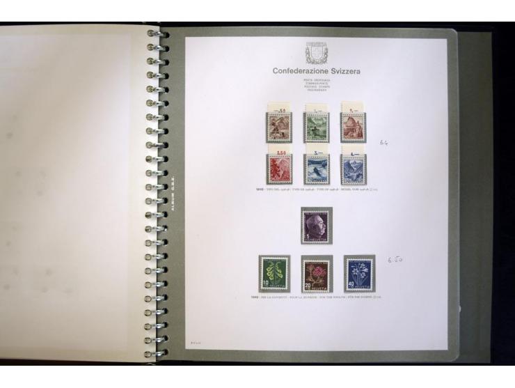 1900/63, postfrische und etwas ungebrauchte Sammlung mit u.a. Mi.-Nr. 73III (Fotoattest Rellstab), 110, 121-23 etc., im Bolaf