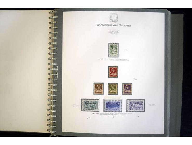 1900/63, postfrische und etwas ungebrauchte Sammlung mit u.a. Mi.-Nr. 73III (Fotoattest Rellstab), 110, 121-23 etc., im Bolaf