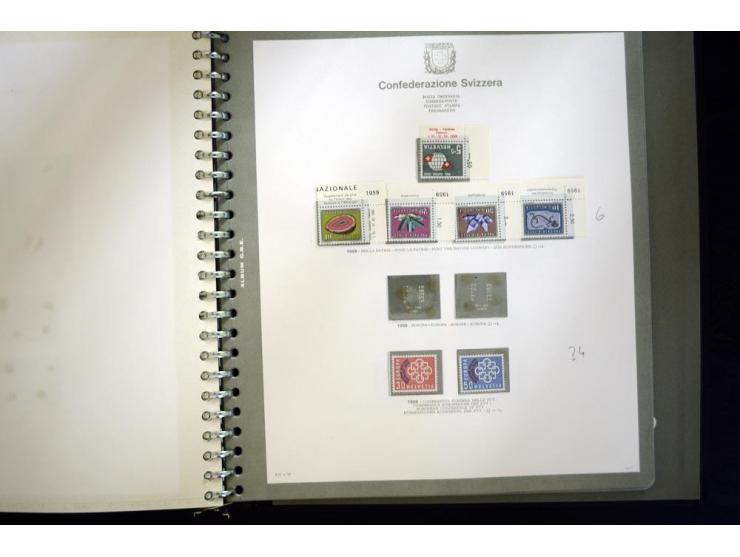 1900/63, postfrische und etwas ungebrauchte Sammlung mit u.a. Mi.-Nr. 73III (Fotoattest Rellstab), 110, 121-23 etc., im Bolaf