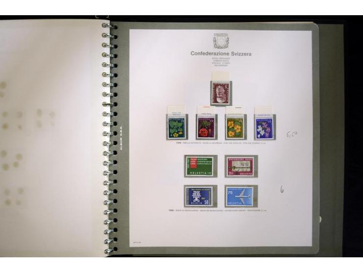 1900/63, postfrische und etwas ungebrauchte Sammlung mit u.a. Mi.-Nr. 73III (Fotoattest Rellstab), 110, 121-23 etc., im Bolaf