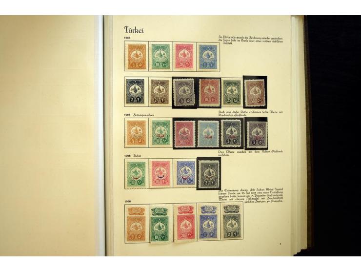 1863/1920, mostly unused collection in very fine quality, starting with 1863 first issue full maring set, good part Duloz wit