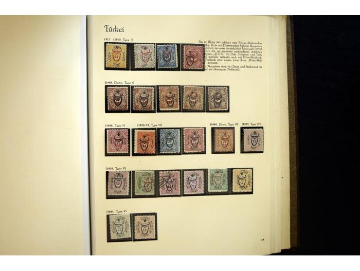1863/1920, mostly unused collection in very fine quality, starting with 1863 first issue full maring set, good part Duloz wit