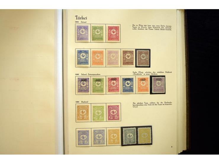 1863/1920, mostly unused collection in very fine quality, starting with 1863 first issue full maring set, good part Duloz wit