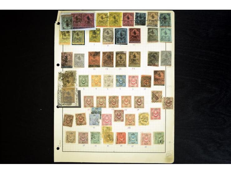 1863/1921, ungebrauchte und gestempelte reichhaltige Sammlung, dabei Tughra incl. Porto mehrfach, Sultanreise kpl., Käfer-Auf