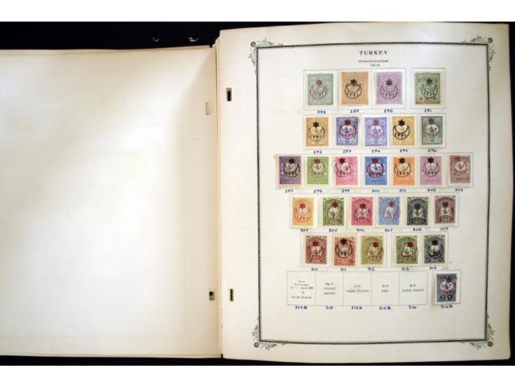 1863/1990, hochwertige Sammlung auf alten Scott-Blättern ab Mi.-Nr. 1 anfangs gemischt gesammelt, später meist ungebraucht/po