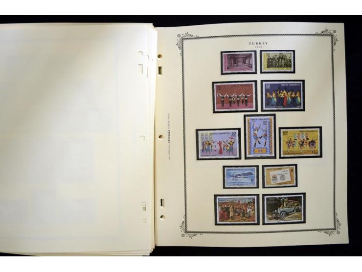 1863/1990, hochwertige Sammlung auf alten Scott-Blättern ab Mi.-Nr. 1 anfangs gemischt gesammelt, später meist ungebraucht/po