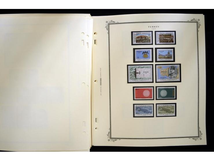 1863/1990, hochwertige Sammlung auf alten Scott-Blättern ab Mi.-Nr. 1 anfangs gemischt gesammelt, später meist ungebraucht/po