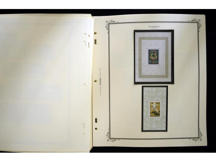 1863/1990, hochwertige Sammlung auf alten Scott-Blättern ab Mi.-Nr. 1 anfangs gemischt gesammelt, später meist ungebraucht/po
