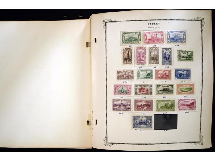 1863/1990, hochwertige Sammlung auf alten Scott-Blättern ab Mi.-Nr. 1 anfangs gemischt gesammelt, später meist ungebraucht/po