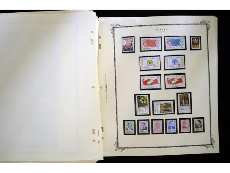 1863/1990, hochwertige Sammlung auf alten Scott-Blättern ab Mi.-Nr. 1 anfangs gemischt gesammelt, später meist ungebraucht/po