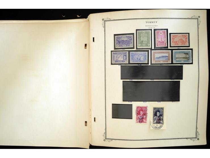 1863/1990, hochwertige Sammlung auf alten Scott-Blättern ab Mi.-Nr. 1 anfangs gemischt gesammelt, später meist ungebraucht/po