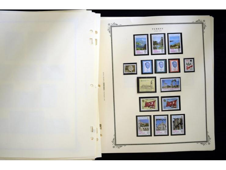 1863/1990, hochwertige Sammlung auf alten Scott-Blättern ab Mi.-Nr. 1 anfangs gemischt gesammelt, später meist ungebraucht/po