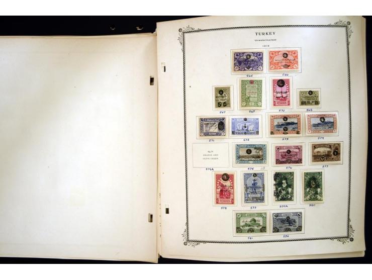 1863/1990, hochwertige Sammlung auf alten Scott-Blättern ab Mi.-Nr. 1 anfangs gemischt gesammelt, später meist ungebraucht/po