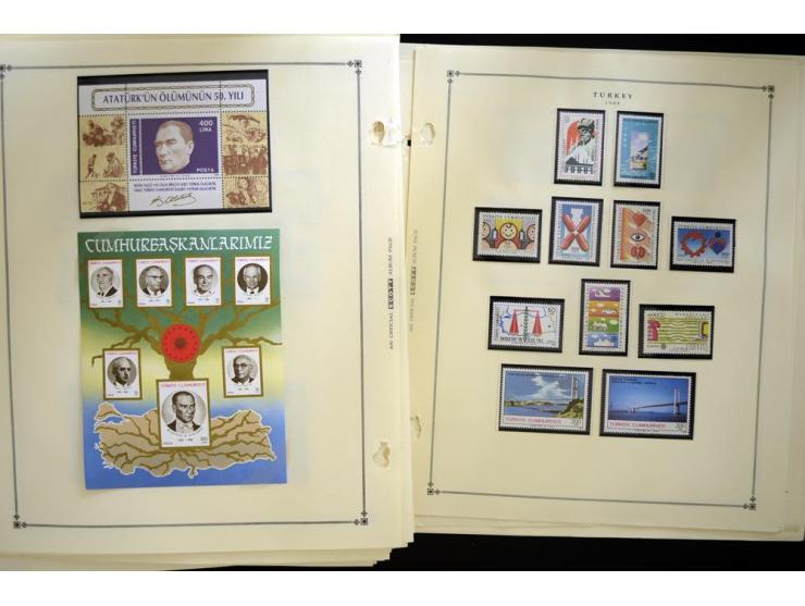 1863/1990, hochwertige Sammlung auf alten Scott-Blättern ab Mi.-Nr. 1 anfangs gemischt gesammelt, später meist ungebraucht/po