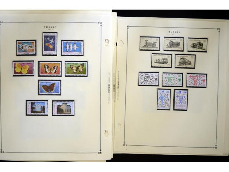1863/1990, hochwertige Sammlung auf alten Scott-Blättern ab Mi.-Nr. 1 anfangs gemischt gesammelt, später meist ungebraucht/po