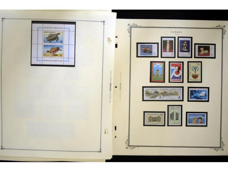 1863/1990, hochwertige Sammlung auf alten Scott-Blättern ab Mi.-Nr. 1 anfangs gemischt gesammelt, später meist ungebraucht/po