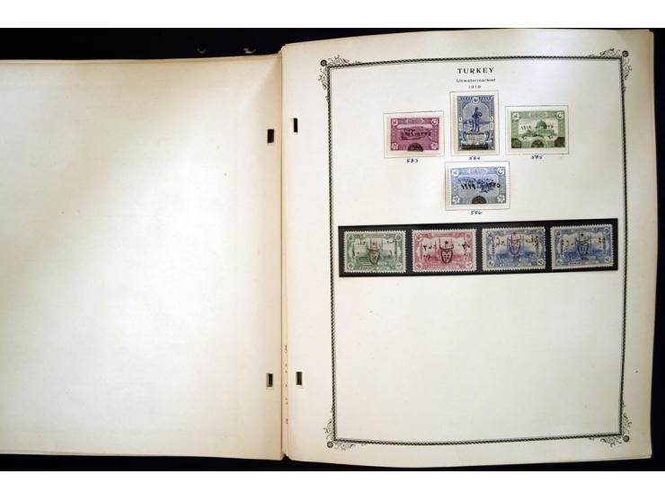1863/1990, hochwertige Sammlung auf alten Scott-Blättern ab Mi.-Nr. 1 anfangs gemischt gesammelt, später meist ungebraucht/po
