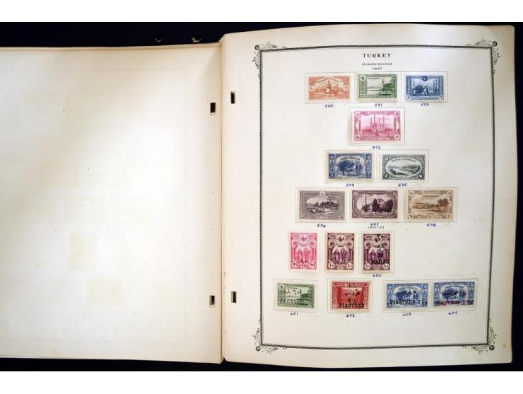 1863/1990, hochwertige Sammlung auf alten Scott-Blättern ab Mi.-Nr. 1 anfangs gemischt gesammelt, später meist ungebraucht/po