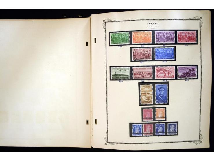 1863/1990, hochwertige Sammlung auf alten Scott-Blättern ab Mi.-Nr. 1 anfangs gemischt gesammelt, später meist ungebraucht/po