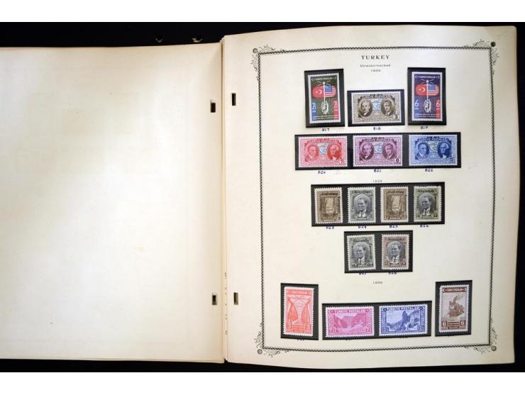 1863/1990, hochwertige Sammlung auf alten Scott-Blättern ab Mi.-Nr. 1 anfangs gemischt gesammelt, später meist ungebraucht/po