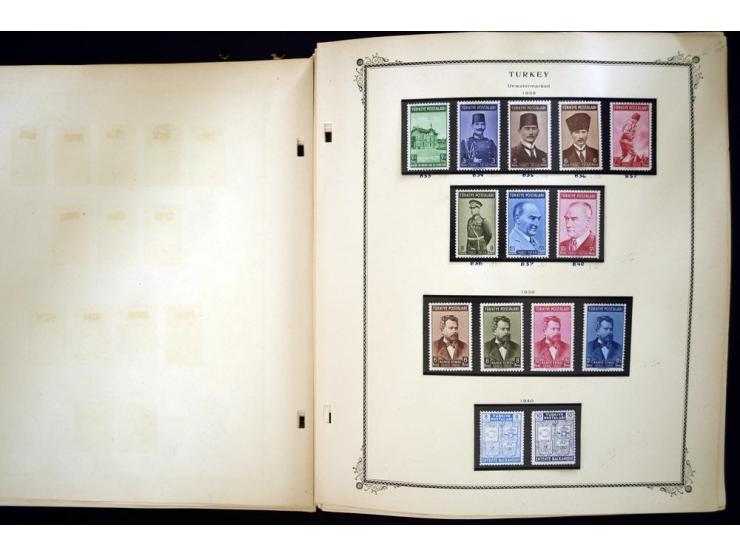 1863/1990, hochwertige Sammlung auf alten Scott-Blättern ab Mi.-Nr. 1 anfangs gemischt gesammelt, später meist ungebraucht/po
