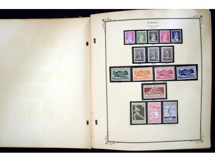1863/1990, hochwertige Sammlung auf alten Scott-Blättern ab Mi.-Nr. 1 anfangs gemischt gesammelt, später meist ungebraucht/po