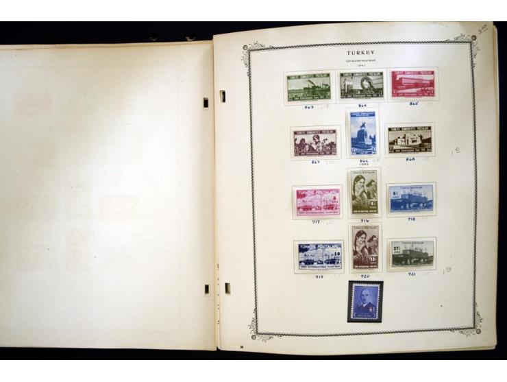 1863/1990, hochwertige Sammlung auf alten Scott-Blättern ab Mi.-Nr. 1 anfangs gemischt gesammelt, später meist ungebraucht/po