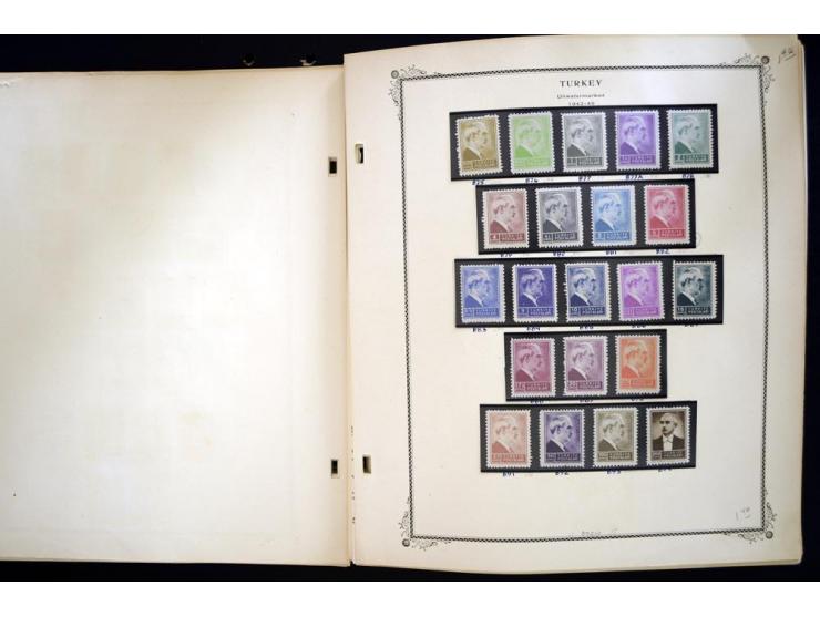 1863/1990, hochwertige Sammlung auf alten Scott-Blättern ab Mi.-Nr. 1 anfangs gemischt gesammelt, später meist ungebraucht/po