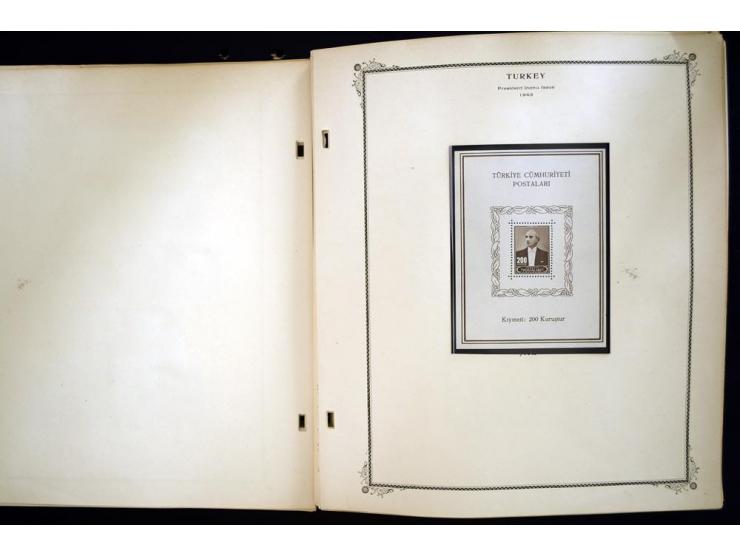 1863/1990, hochwertige Sammlung auf alten Scott-Blättern ab Mi.-Nr. 1 anfangs gemischt gesammelt, später meist ungebraucht/po
