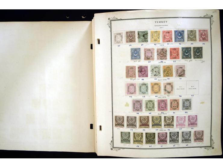 1863/1990, hochwertige Sammlung auf alten Scott-Blättern ab Mi.-Nr. 1 anfangs gemischt gesammelt, später meist ungebraucht/po